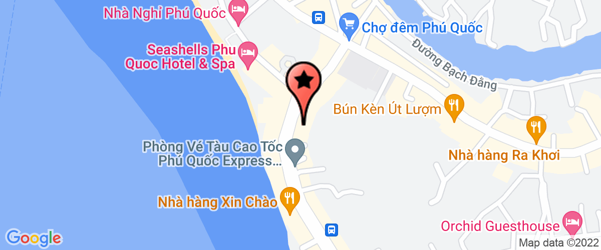 Map go to Phu Quoc Thanh Duy Service Tourist Company Limited