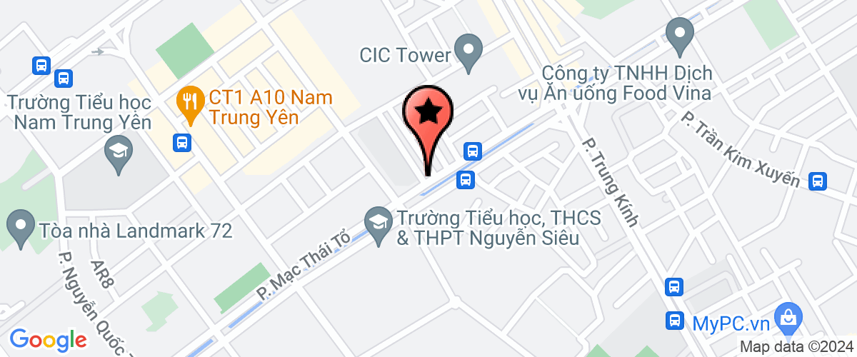 Map go to Bac Viet - Shv Joint Stock Company