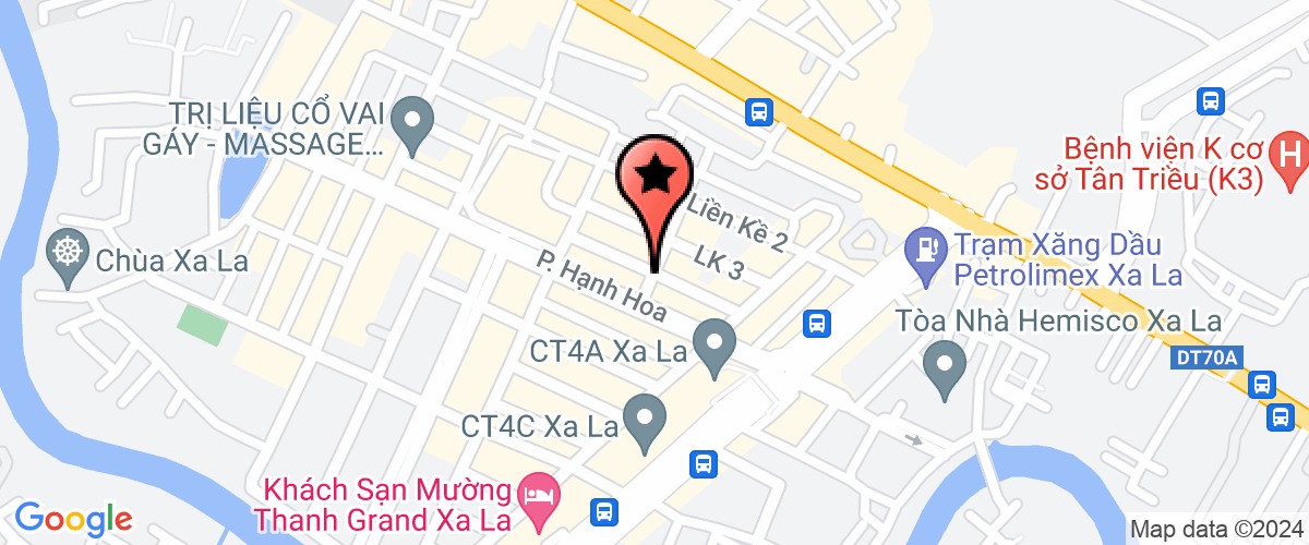 Map go to Hoang Minh Construction Development Investment Joint Stock Company