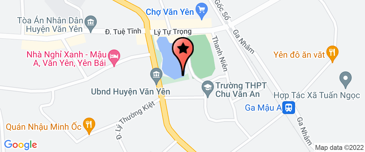 Map go to Kho bac nha nuoc Van Yen