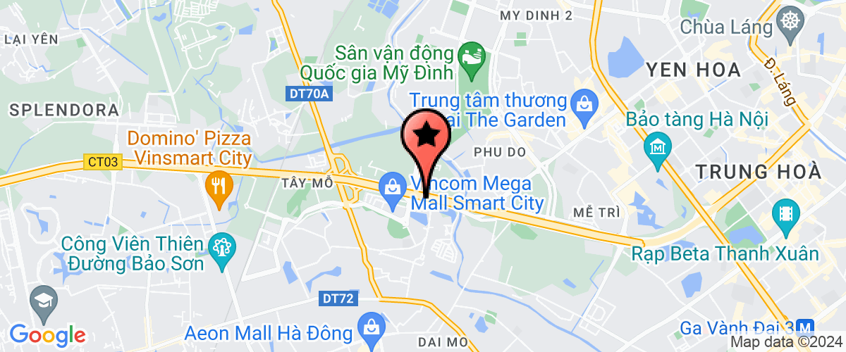 Map go to Tv2 Vietnam Television Services Joint Stock Company