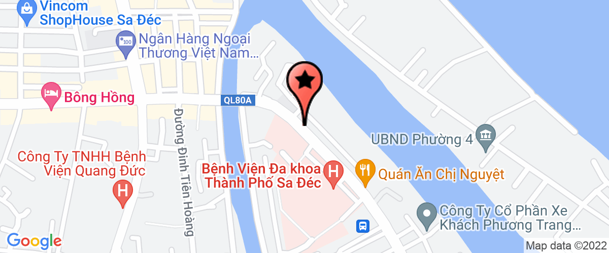 Map go to Hung Thanh Nam Trading Servies Company Limited