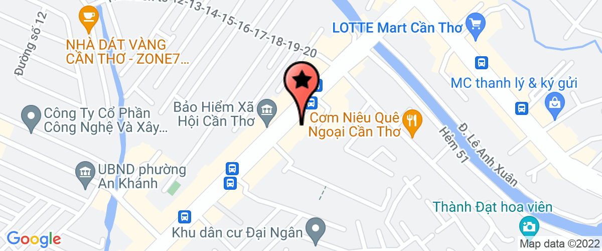 Map go to Hiep Hung Can Tho Tol One Member Company Limited
