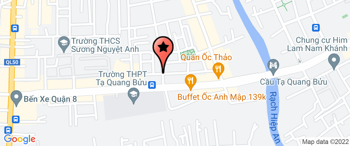Map go to Ngoc Huynh Trading Investment Joint Stock Company