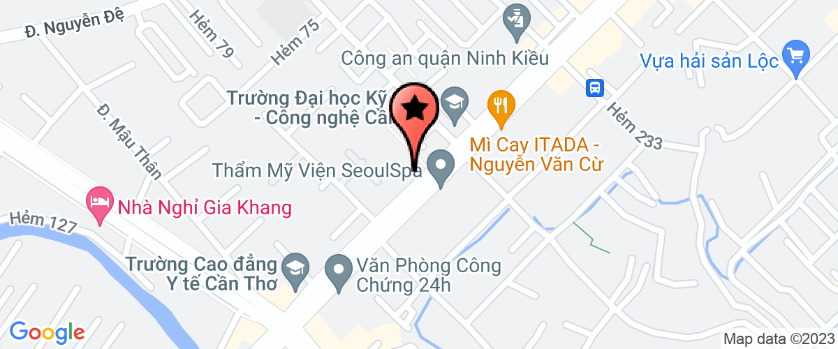Map go to Vn Farm Food Can Tho Joint Stock Company
