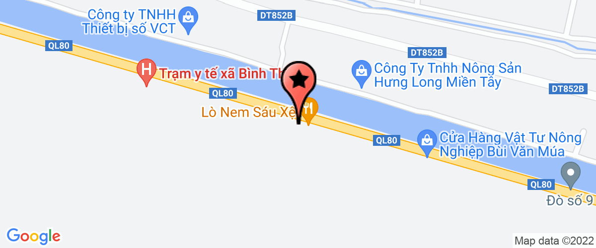 Map go to 01 Thanh Vien Lap Vo Dong Thap Company Limited
