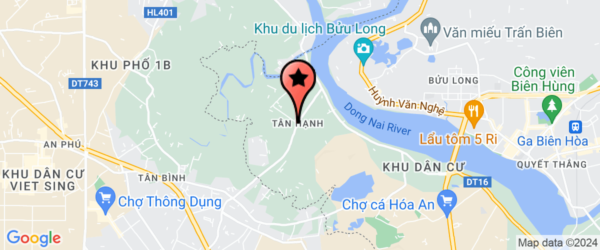 Bản đồ đến Công Ty TNHH Thương Mại Dịch Vụ Dl Tấn Sang