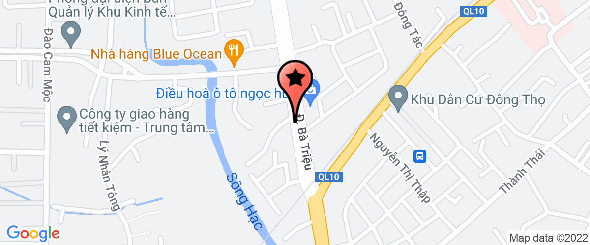 Map go to co phan thuong mai dich vu va cong nghiep tau thuy Cong Thanh Company