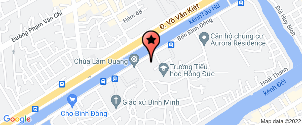 Map go to Branch of   Kocu VietNam Import Export And Trading Production Company Limited
