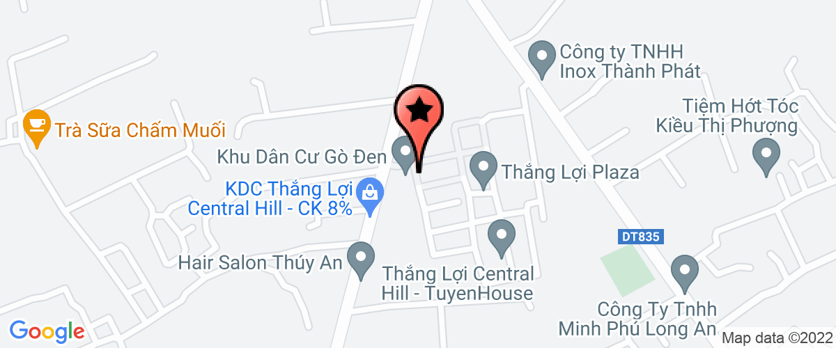 Map go to Vang Kim Thanh Ly Business Private Enterprise
