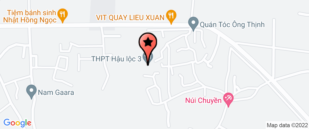 Map go to Branch of May Btm in Thanh Hoa Joint Stock Company