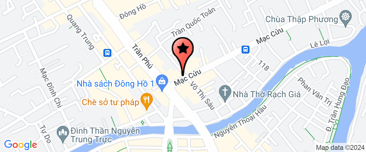 Map go to Ngoc Dao Development Investment Joint Stock Company
