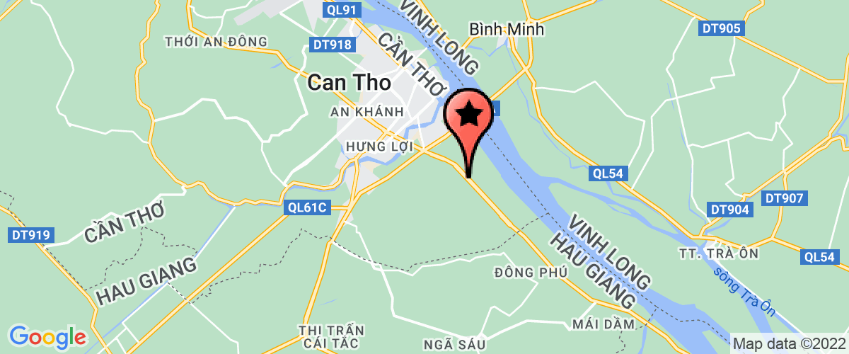 Bản đồ đến Công Ty TNHH Thương Mại Tahi Vina