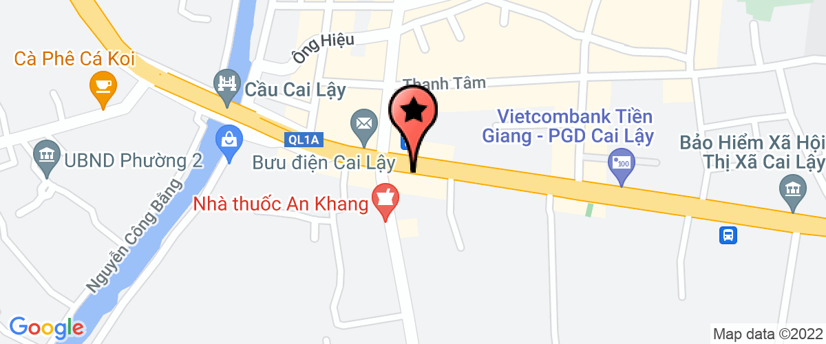 Map go to Cap Nuoc Thanh Huong Private Enterprise