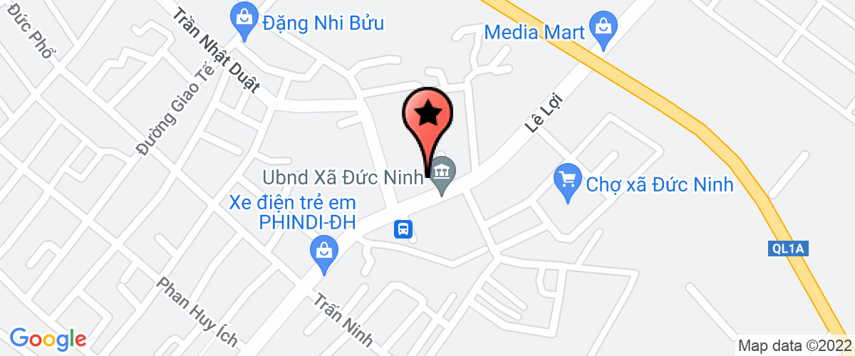Map go to Duc Ninh Secondary School
