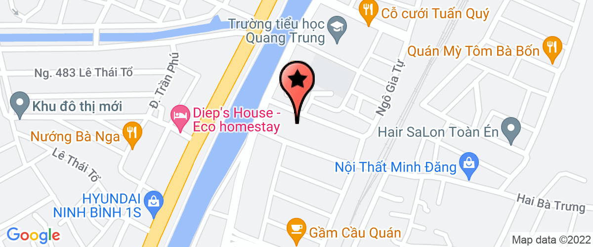 Map go to Ninh Binh Province Rural Hygienic And Clean Water Joint Stock Company
