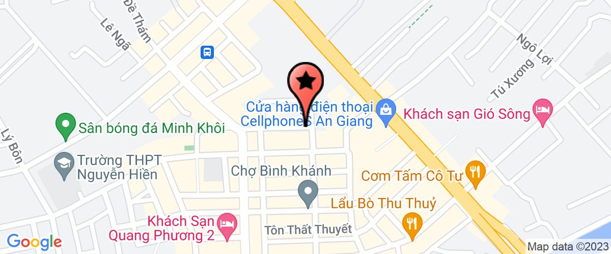 Map go to Tien Thanh Training And Education Company Limited