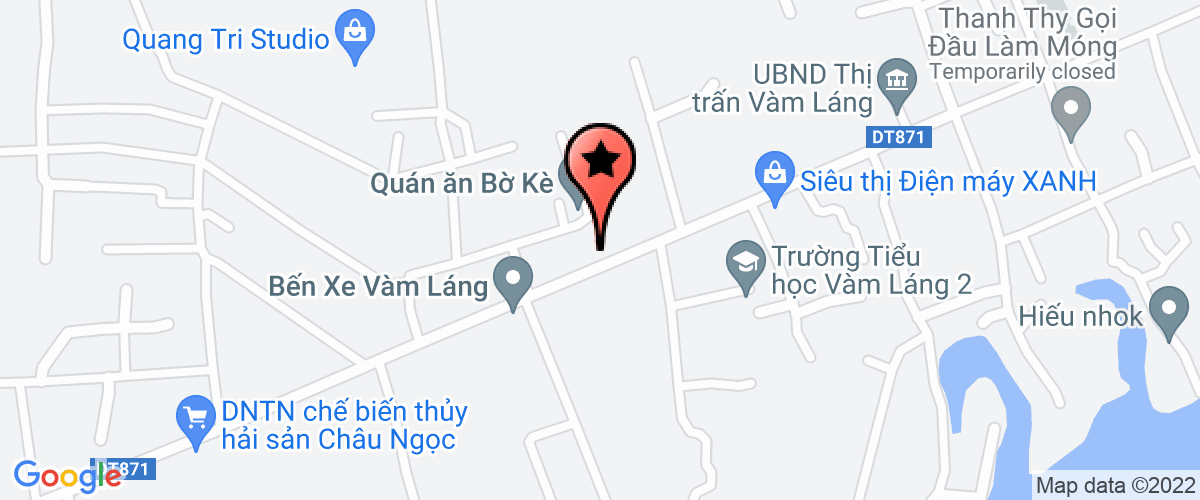 Map go to Vinh Dai Loc Private Enterprise