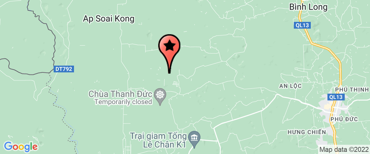 Map go to An Nghiep Binh Phuoc Company Limited