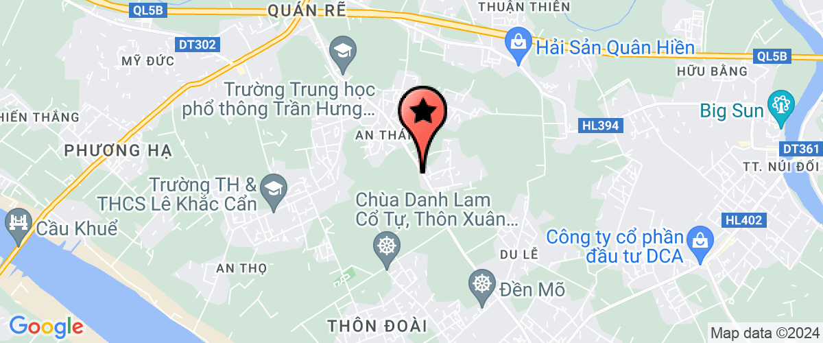 Map go to Hang Kenh Woodlen Tapis Joint Stock Company