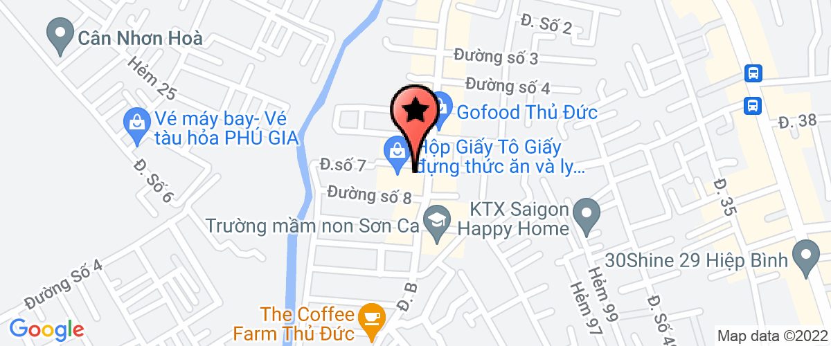 Map go to Duong Chan Troi Advertising Joint Stock Company