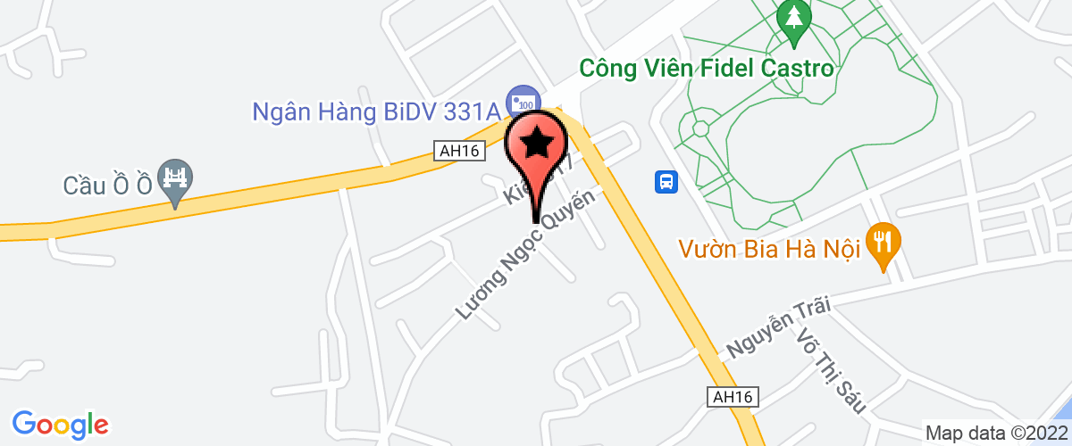 Map go to Vietway Constraction Company Limited