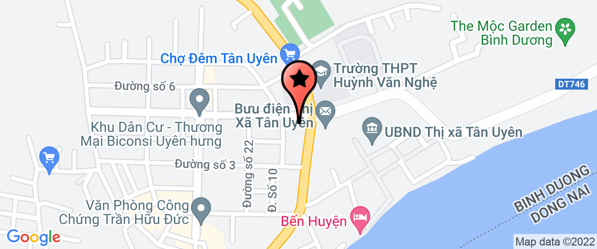 Bản đồ đến Công Ty TNHH Một Thành Viên Huỳnh Nhung