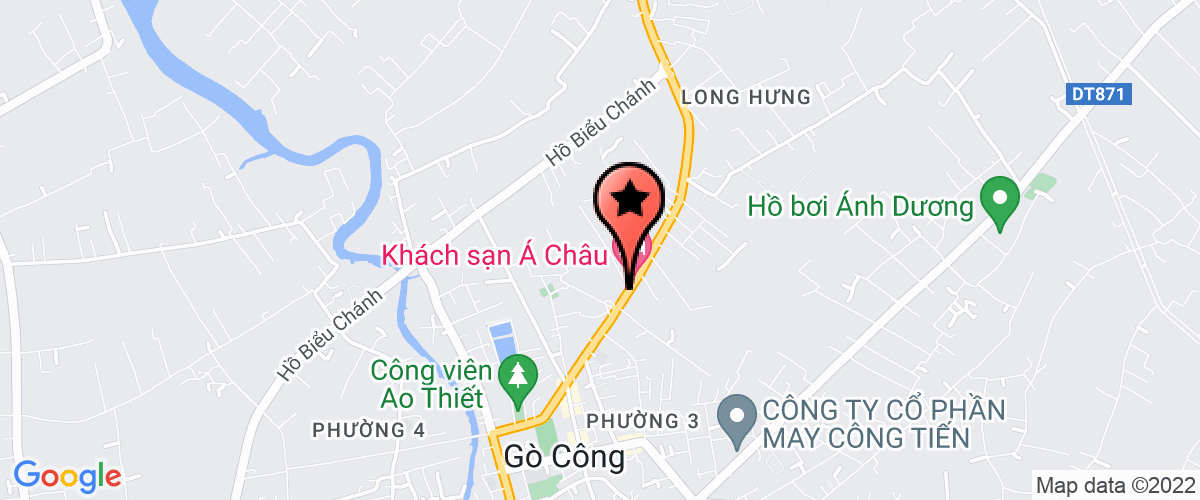 Map go to Phuong III TXGC Secondary School