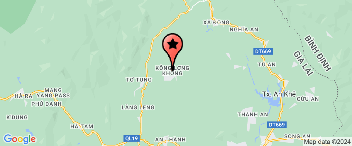 Map go to Kong Long Khong Secondary School