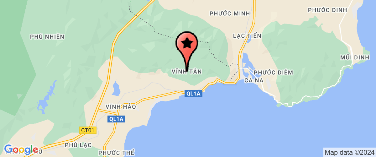 Map go to Vinh Tien Elementary School