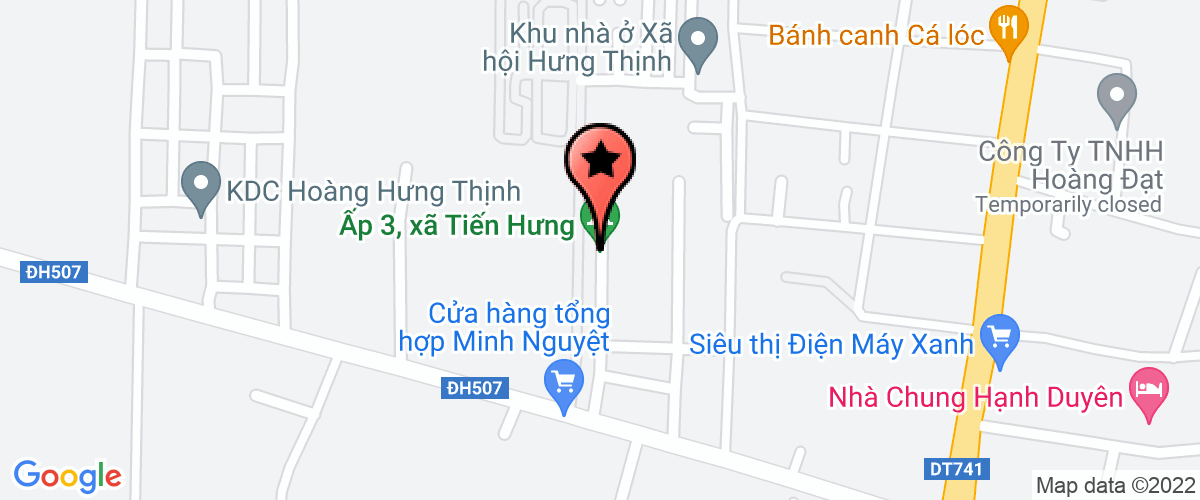 Map go to Hung Thinh Phat Construction Investment Company Limited