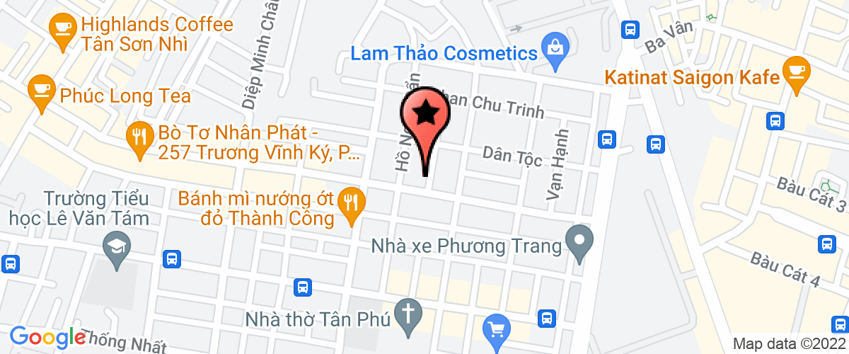 Map go to Ấn Nhu Phuong Advertising Printing Service Trading Production Company Limited