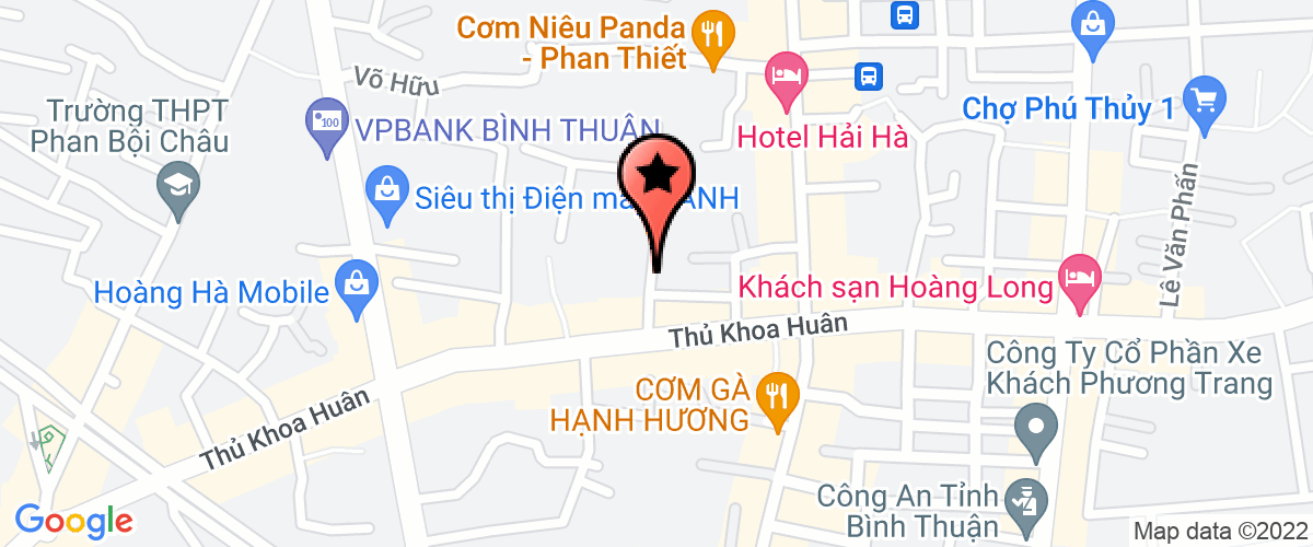 Map go to Khai Nhan Company Limited