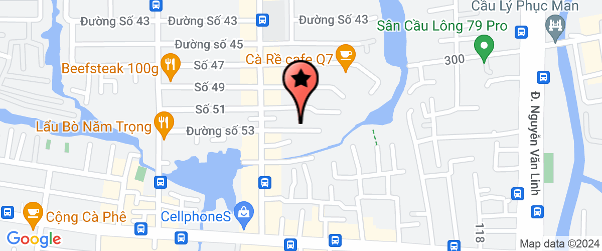 Map go to Nhut Tien Real Estate Company Limited