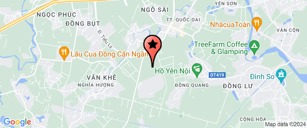 Map go to Uy ban nhan dan xa Thach Than