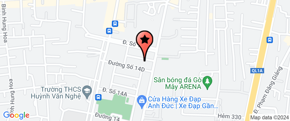 Map go to Truong Sang Charcoal Clean Trading Production Company Limited