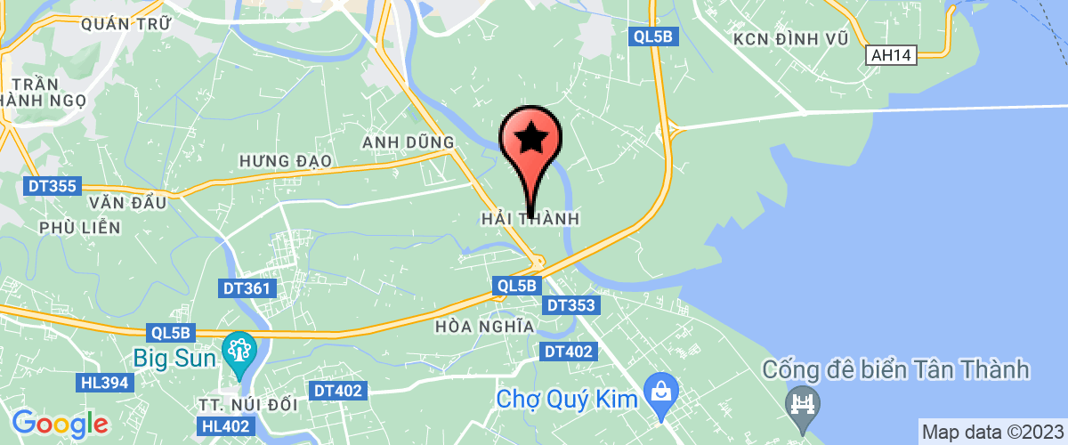 Map go to co phan dich vu thuong mai Thanh Duong Company
