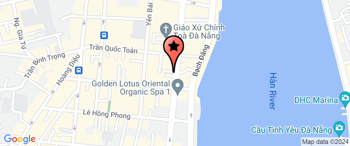 Map go to Danang Central Hotel Development Joint Stock Company