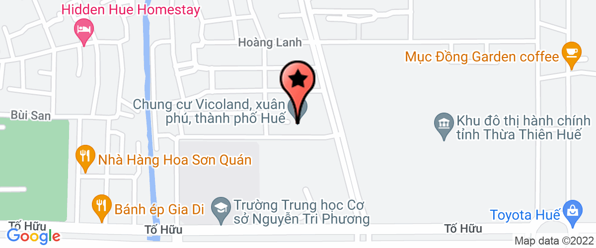 Map go to Huevision Service Consultant Company Limited