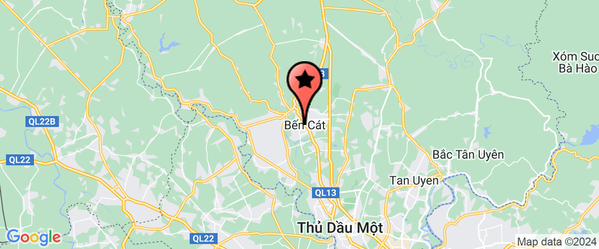 Map go to SX - TM - DV Thien Vu Company Limited