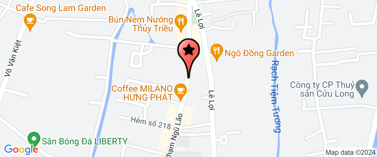 Map go to DNTN Ngoc Thao