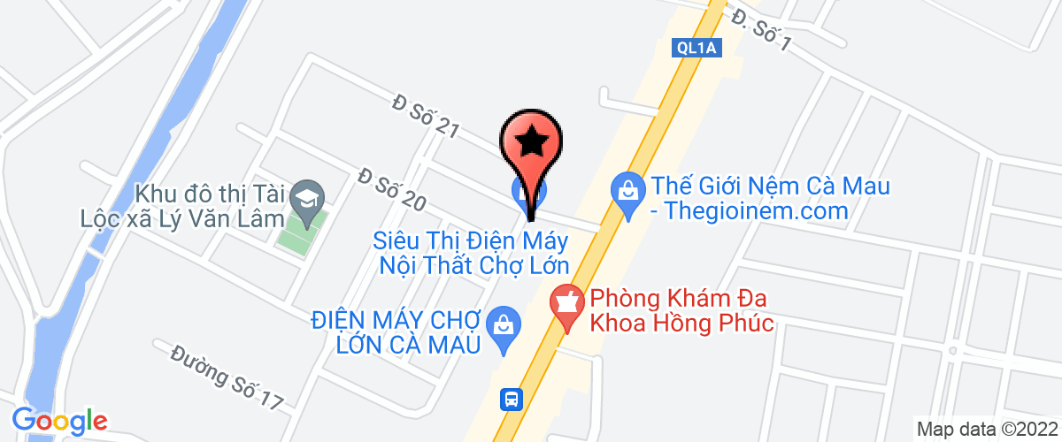 Map go to Canh An Private Enterprise