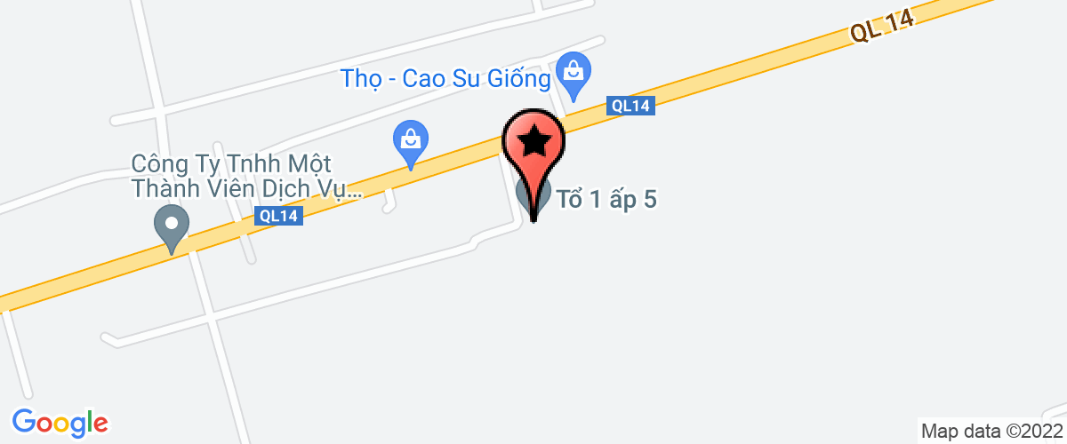 Map go to Mot Thanh Vien Toan Thang Refrigeration Company Limited