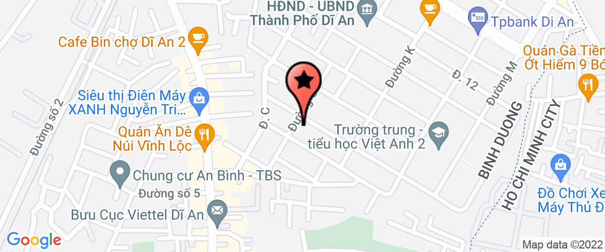 Map go to Anh Dat Navigation Service Company Limited