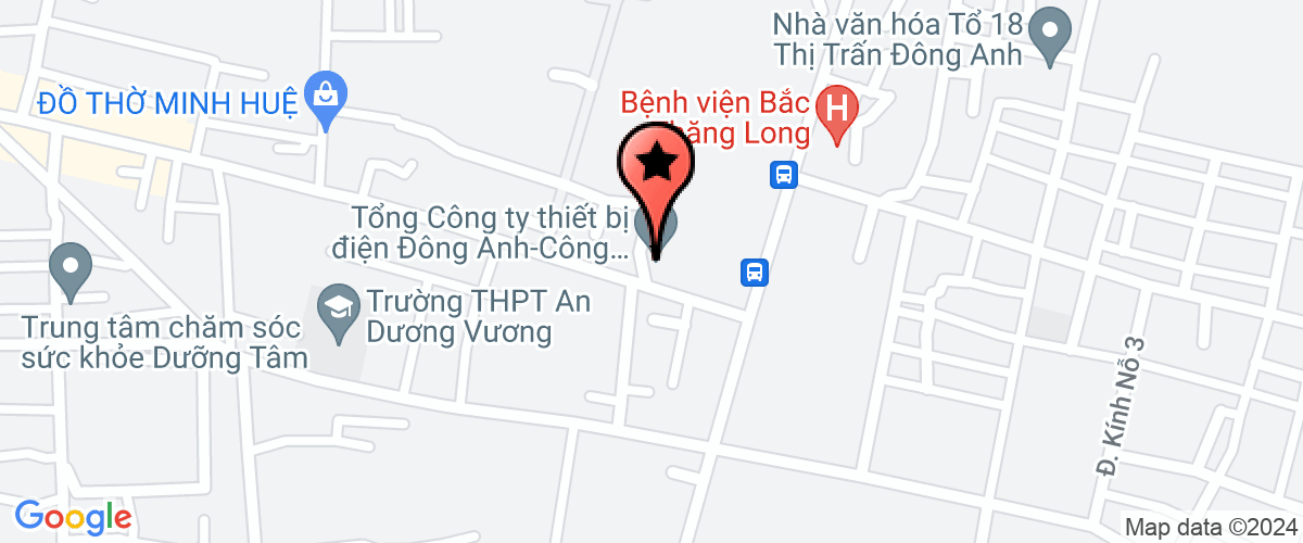Map go to Dong Anh Electrical Equipment Corporation - Joint Stock Company