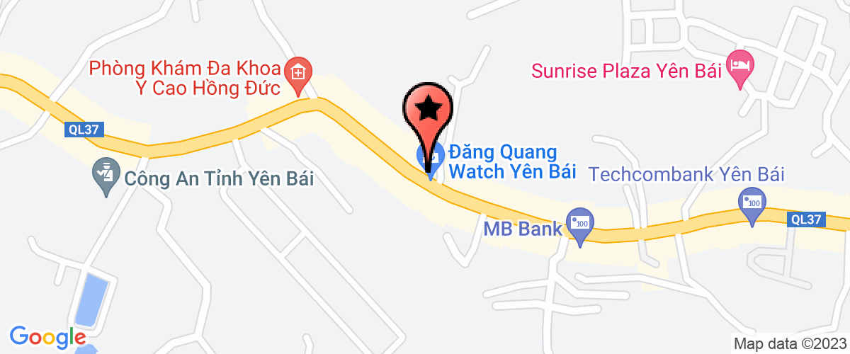 Map go to co phan dau tu va xuc tien thuong mai Yen Bai Company