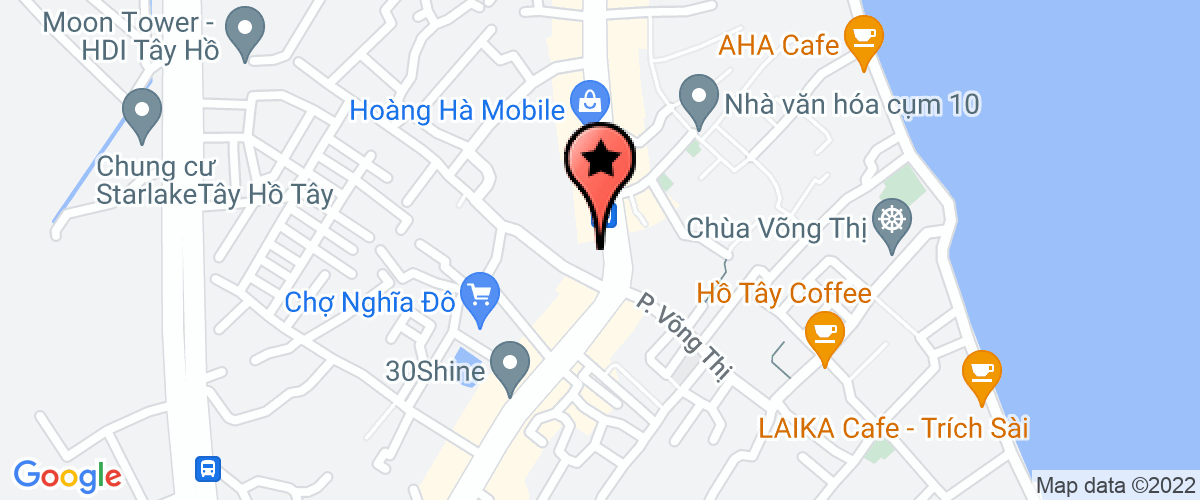 Bản đồ đến Công Ty TNHH Dịch Vụ Du Lịch A&T Việt Nam