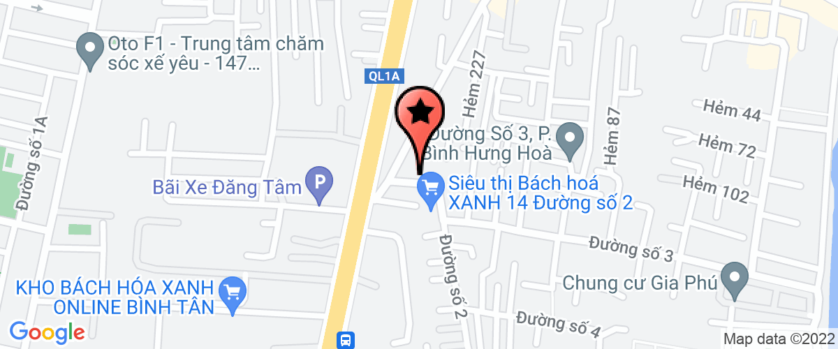 Map go to Minh Hoang Restaurant Service Company Limited