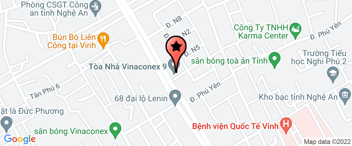 Map go to Am Thanh Anh Sang Viet Moi Mien Trung Joint Stock Company