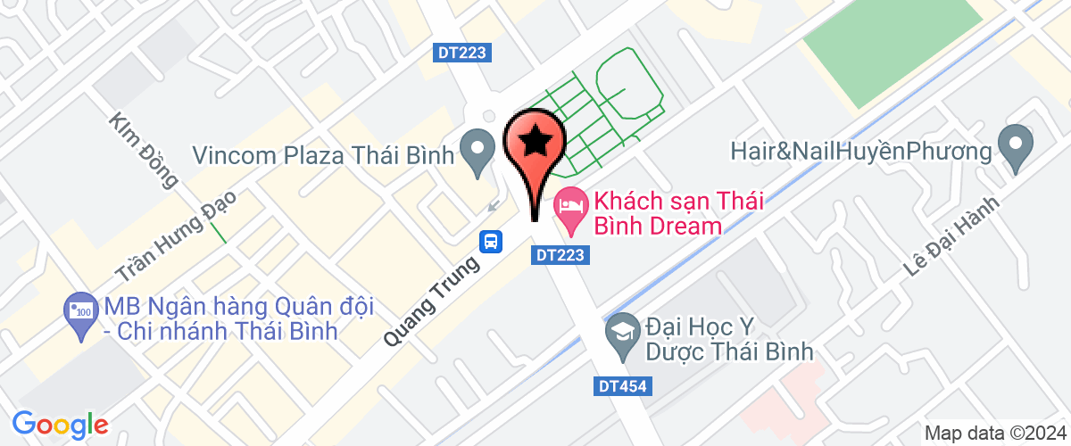 Map go to Duc Hiep Investment Joint Stock Company